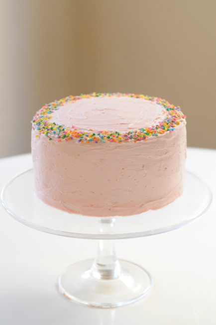 cupcakesandcashmere pink cake