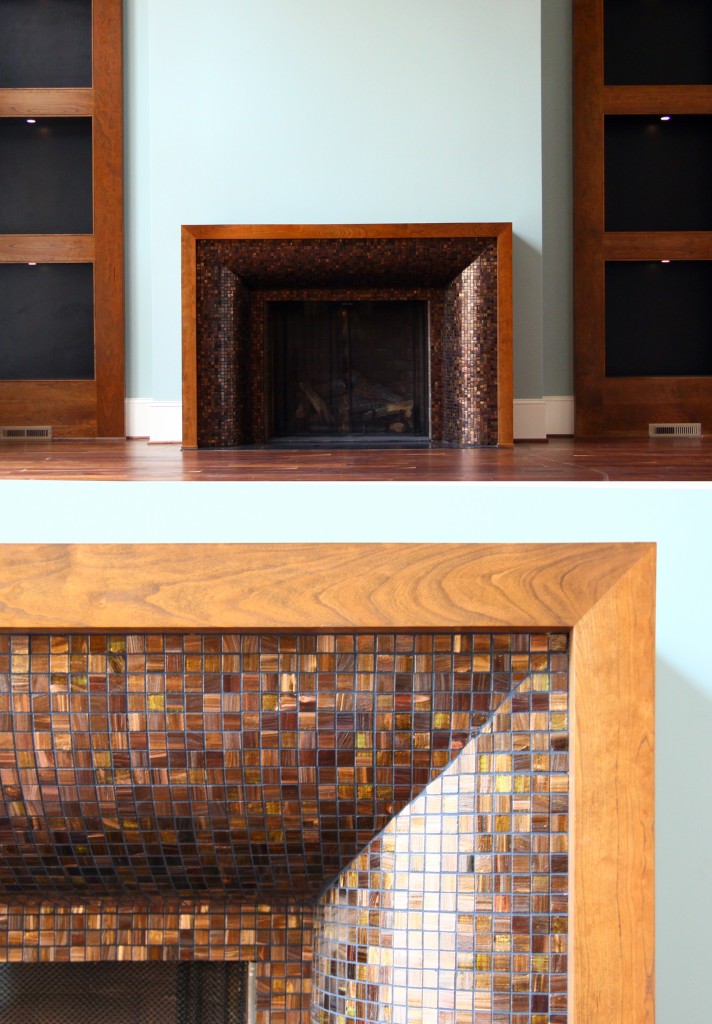 Design Lines Blog Fireplace Image Glass Tile Fireplace Design