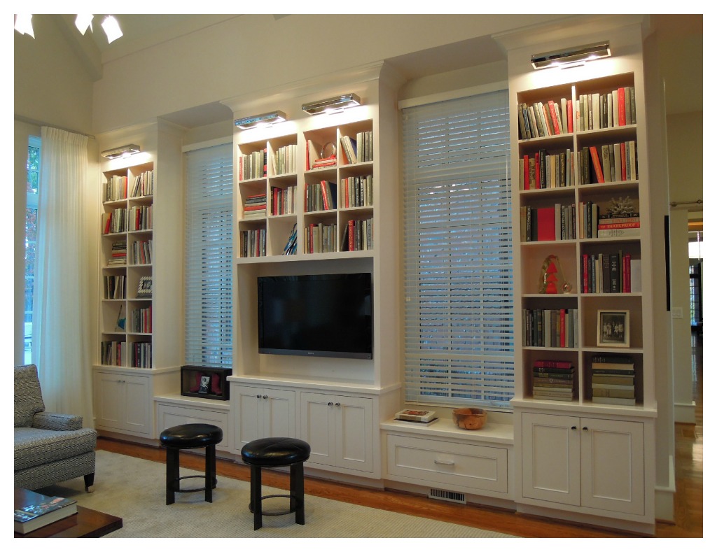 bookshelves living room | Design Lines, Ltd.
